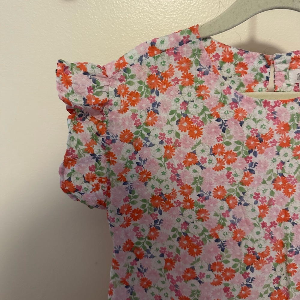 Gymboree Floral Print Smock Dress